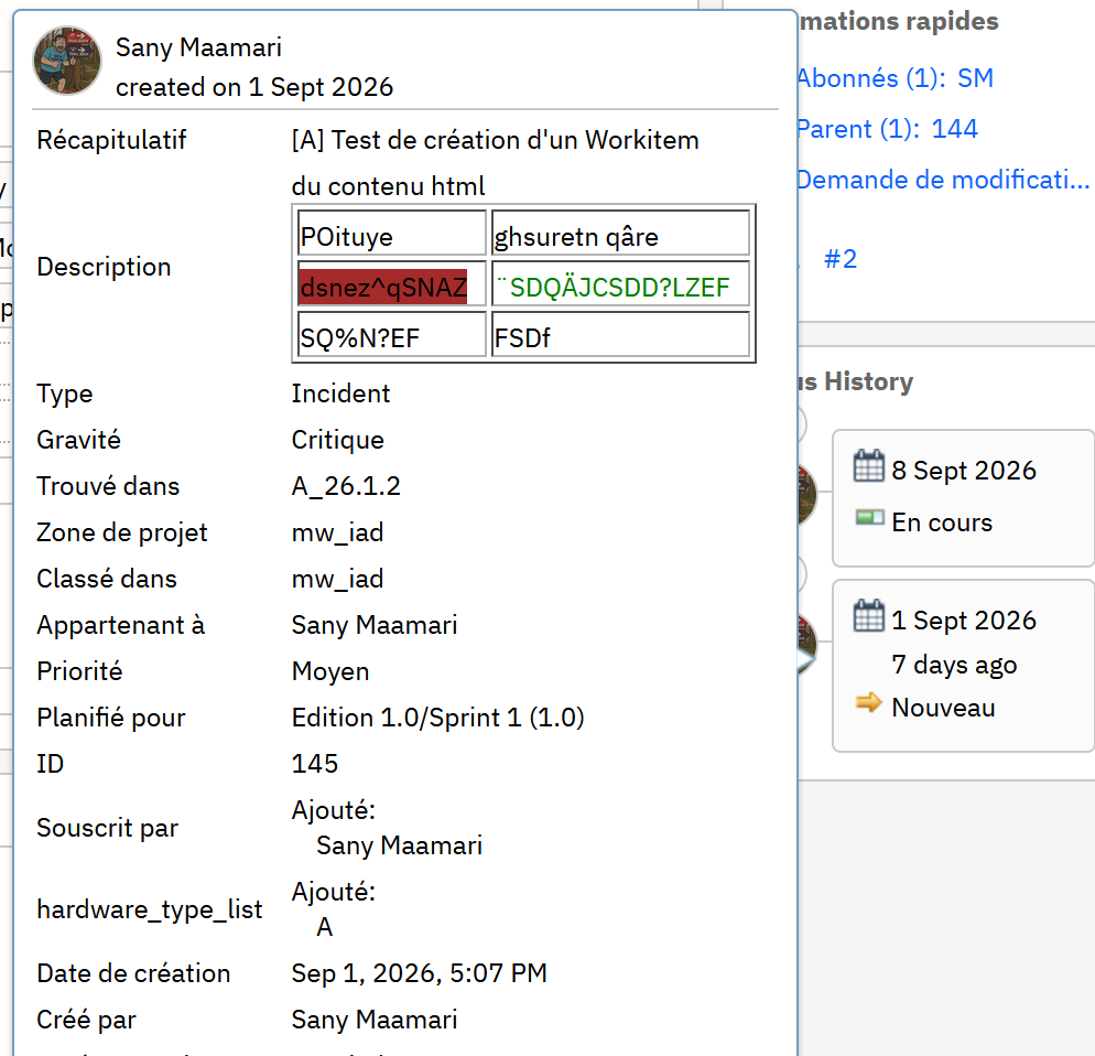 Detaillierter Tooltip mit aktiviertem enableDetailedHistory